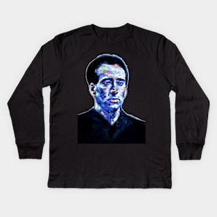 Nicolas Cage of Renaissance Kids Long Sleeve T-Shirt